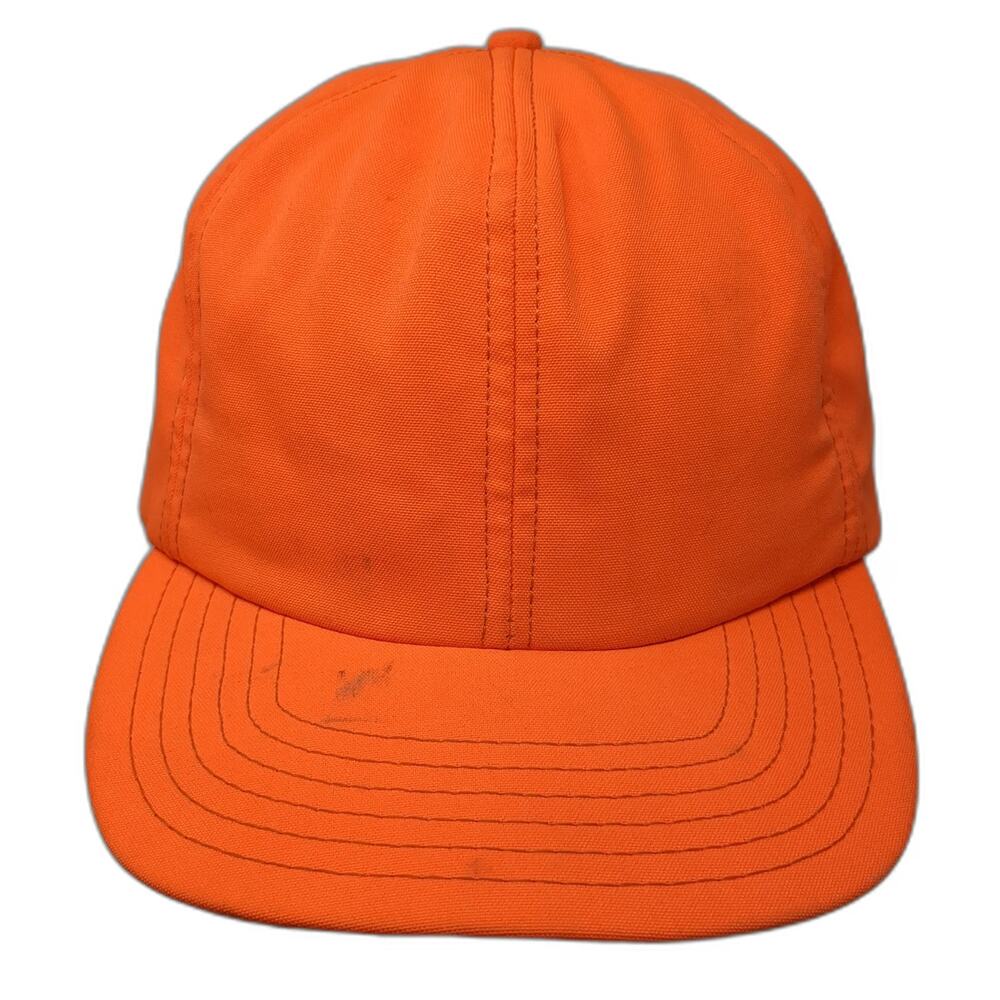 Paramount Baseball Cap Orange L Thinsulate USA Thermal Hunting Hat Vintage